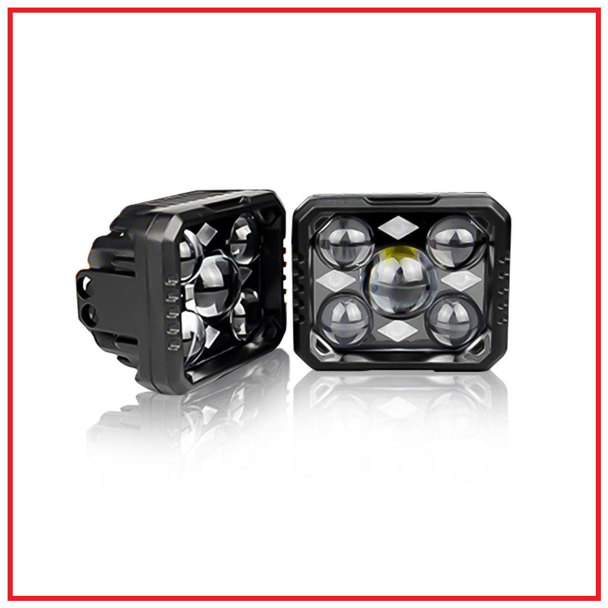 Aozoom TH03 LED Sportlight | 5 Lens  External Auxiliary  Bi-Focal Lights - 64W