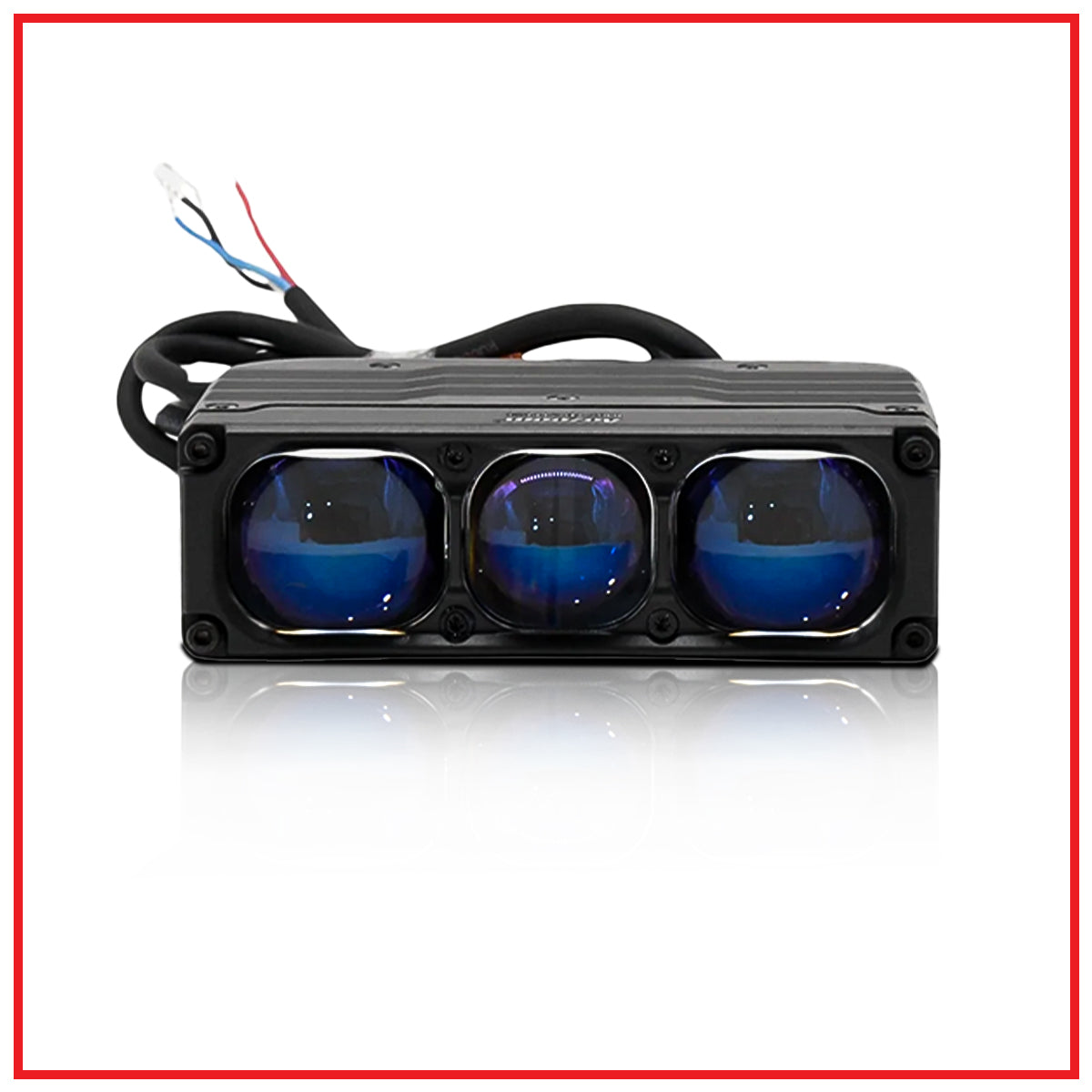 Aozoom W5 Dual Beam External Led Lamp ||  3-lens Auxiliary Light ALZD-03