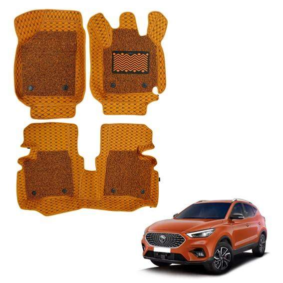 Spacious 7D Mats for MG Astor - Tan Colour