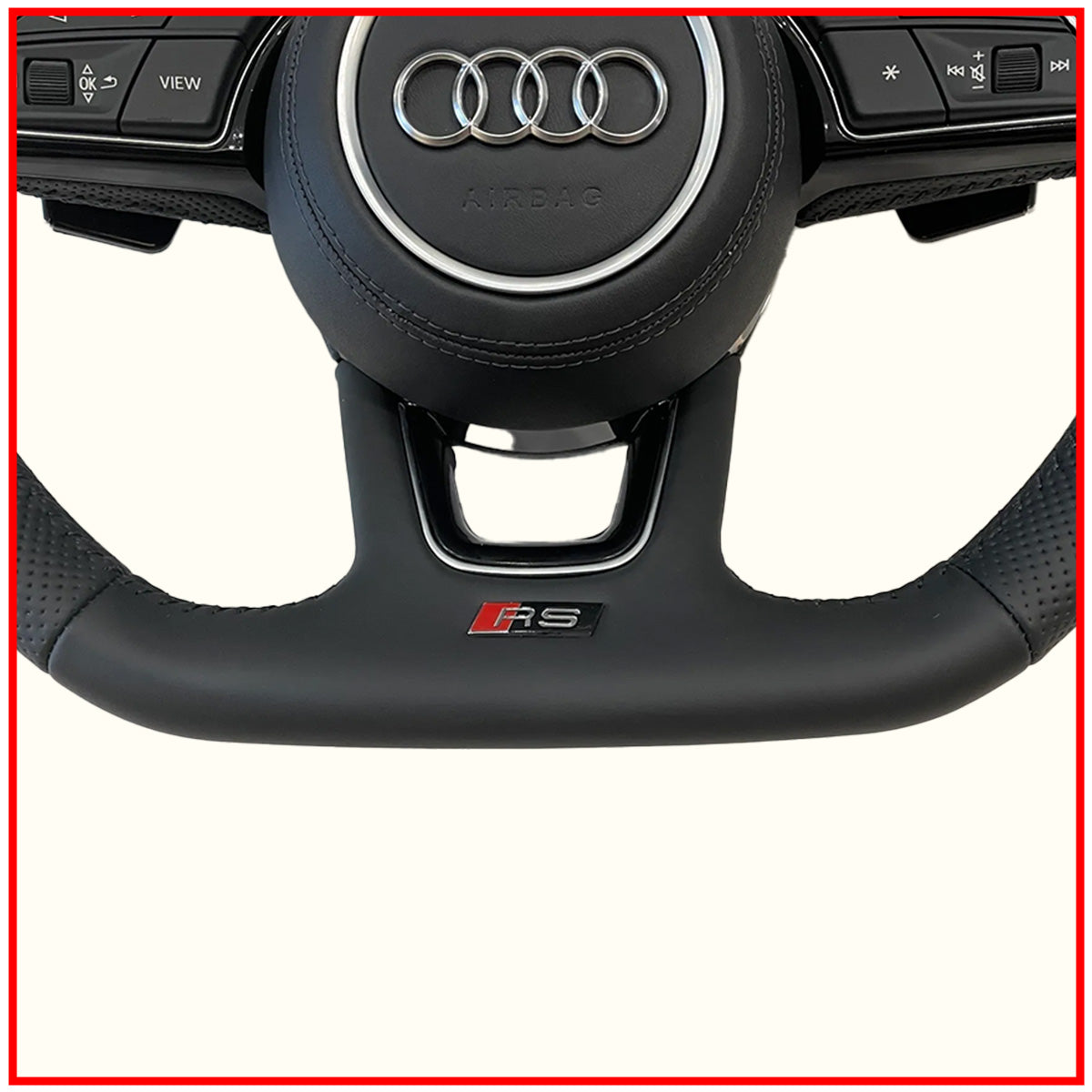 Audi RS Carbon Fibre Steering Wheel 