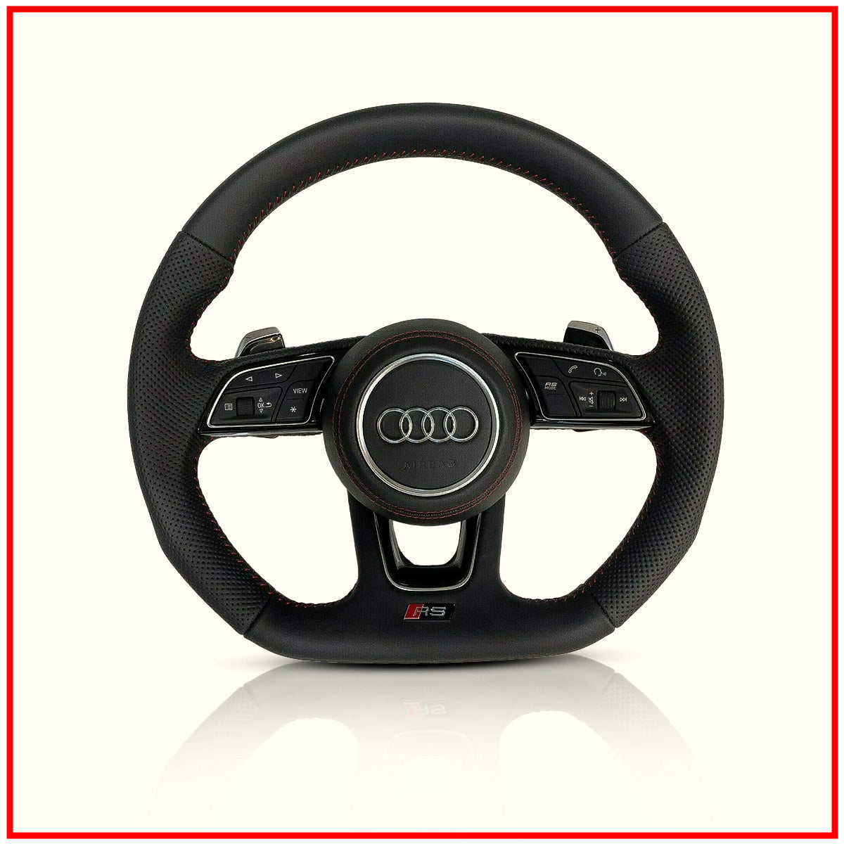Audi RS Carbon Fibre Steering Wheel 