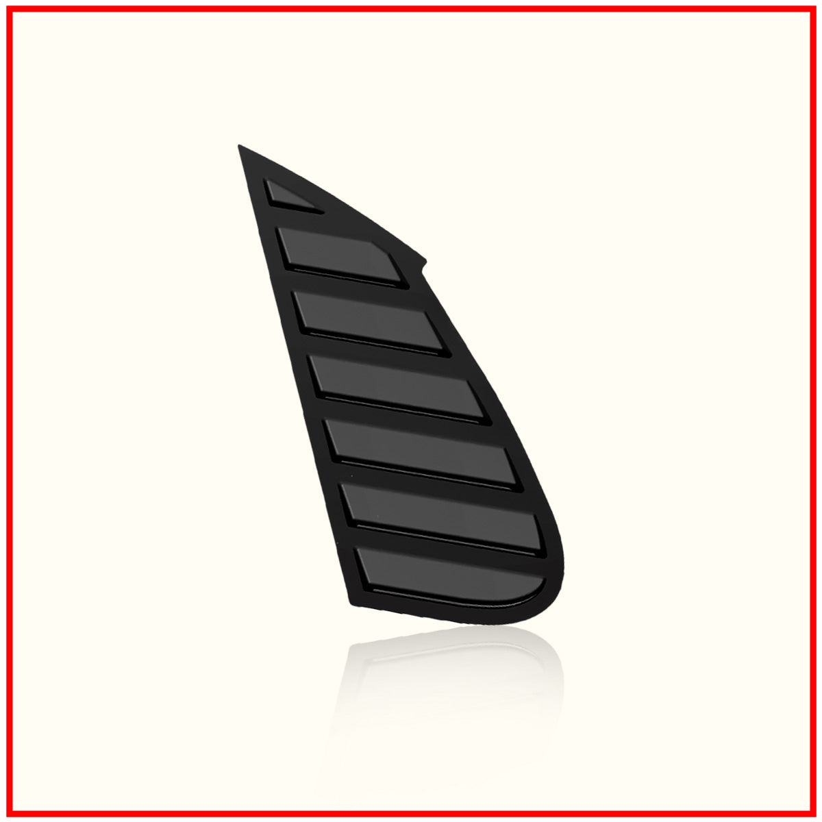Baleno Rear Window Side Louvers || Carbon Finish