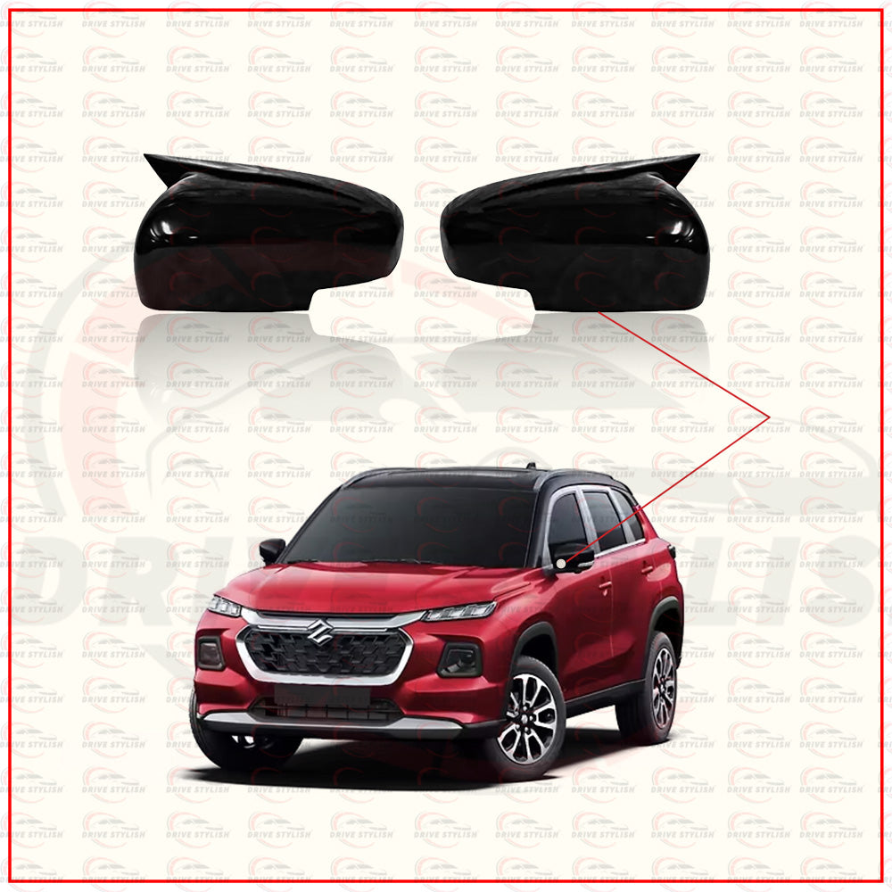 Batman Side Mirror Cover for Maruti Suzuki Grand Vitara 2022 Onwards14