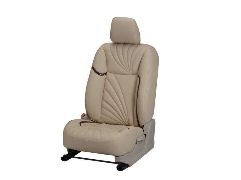 Tata Harrier Dove Series 3D Custom Nappa Leather Car Seat Covers