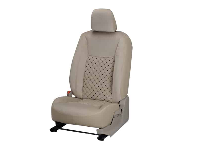 Toyota Rumion Fabric and Custom-Fit Leather Seat Cover