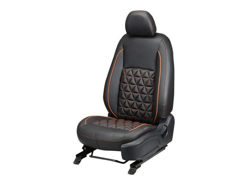 Skoda Slavia Diamond Series 3D Custom Nappa Leather Car Seat Covers