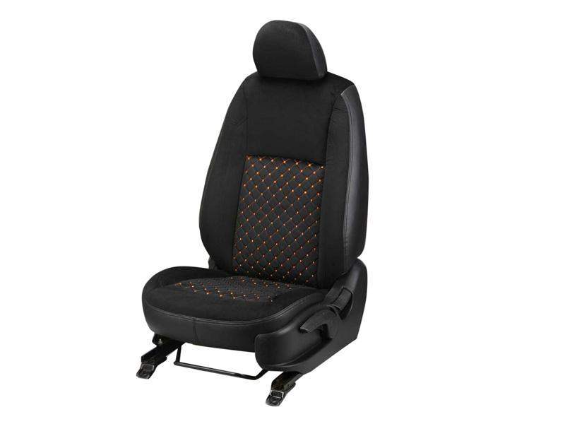 Honda Amaze (2018) Full Bucket Seat Cover - Velvet Series