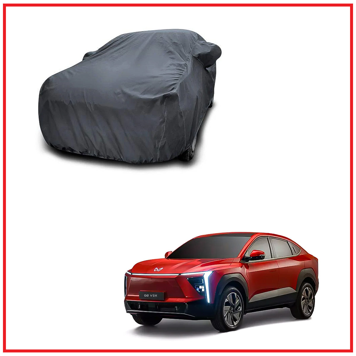 Body Cover for Mahindra XEV 9e Premium Heavy-Duty Grey