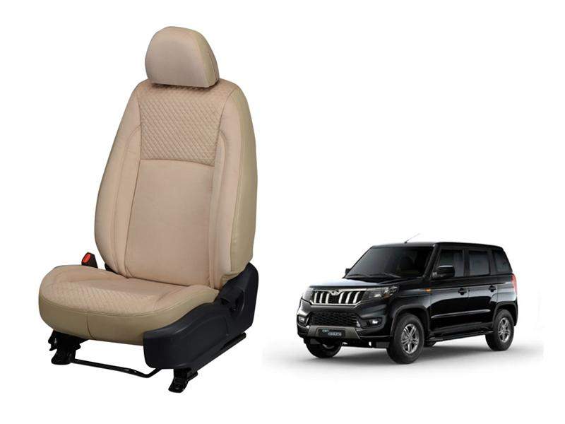 Mahindra Bolero Neo Full Bucket Seat Cover - Velvet Series