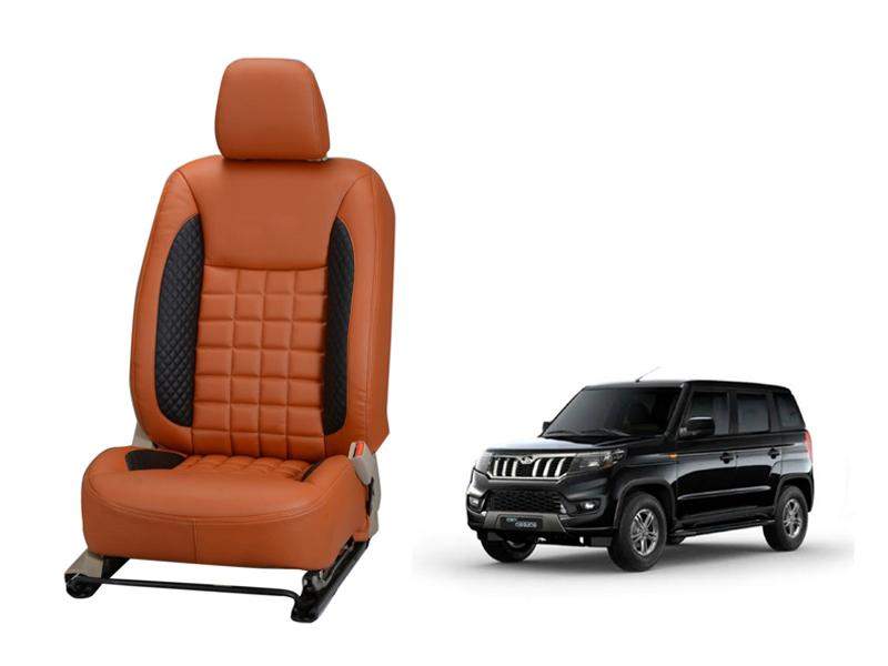 Mahindra Bolero Neo Nappa Leather Seat Cover - Prizm Design