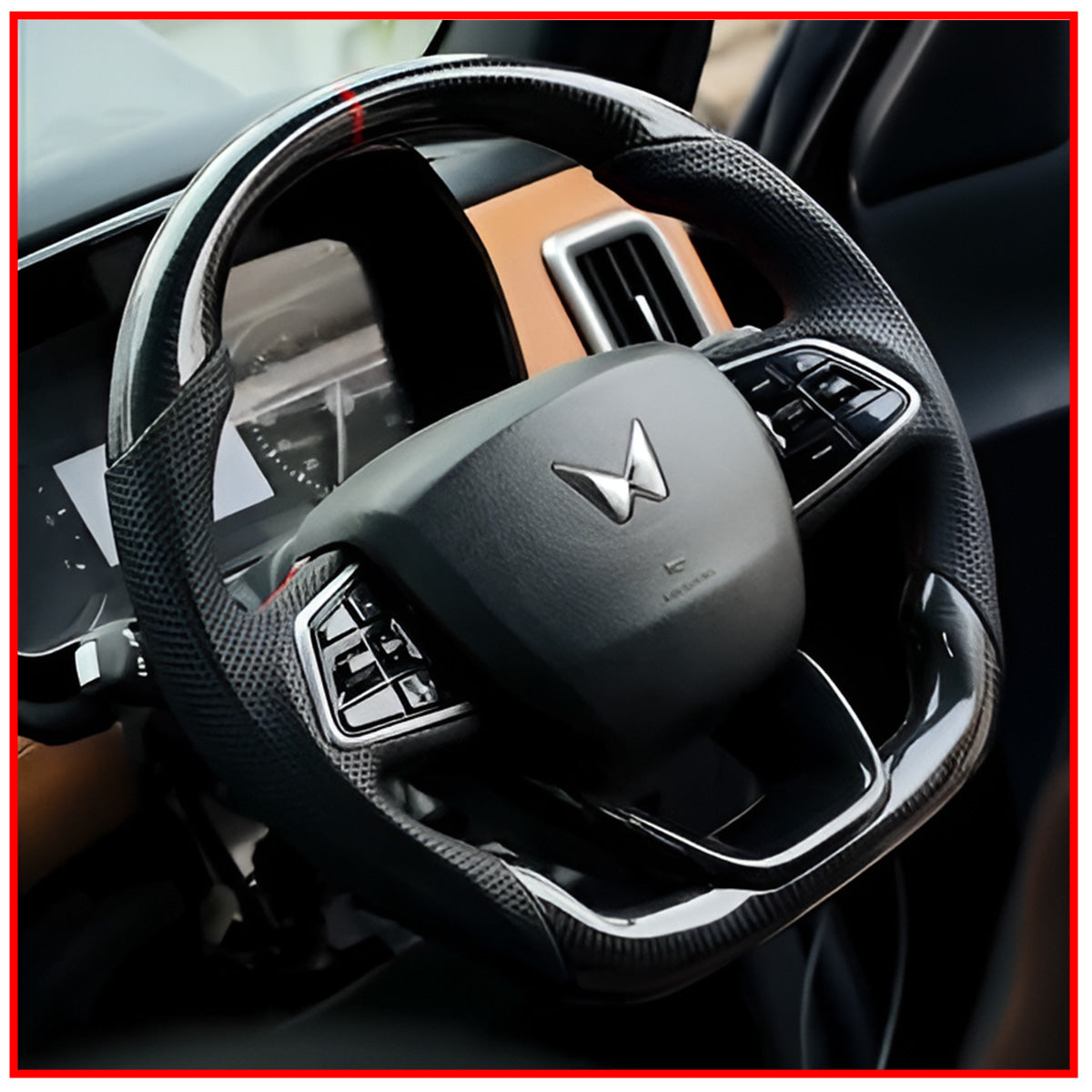 Carbon Copy Steering Wheel for Scorpio-N