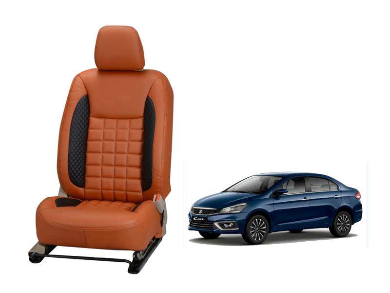 Maruti Suzuki Ciaz Prism Series 3D Custom Nappa Leather Car Seat Covers