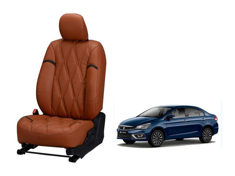 Maruti Suzuki Ciaz Kite Series 3D Custom Nappa Leather Car Seat Covers