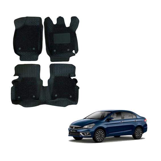 Maruti Suzuki Ciaz Deluxe Floor Mats - Black Colour