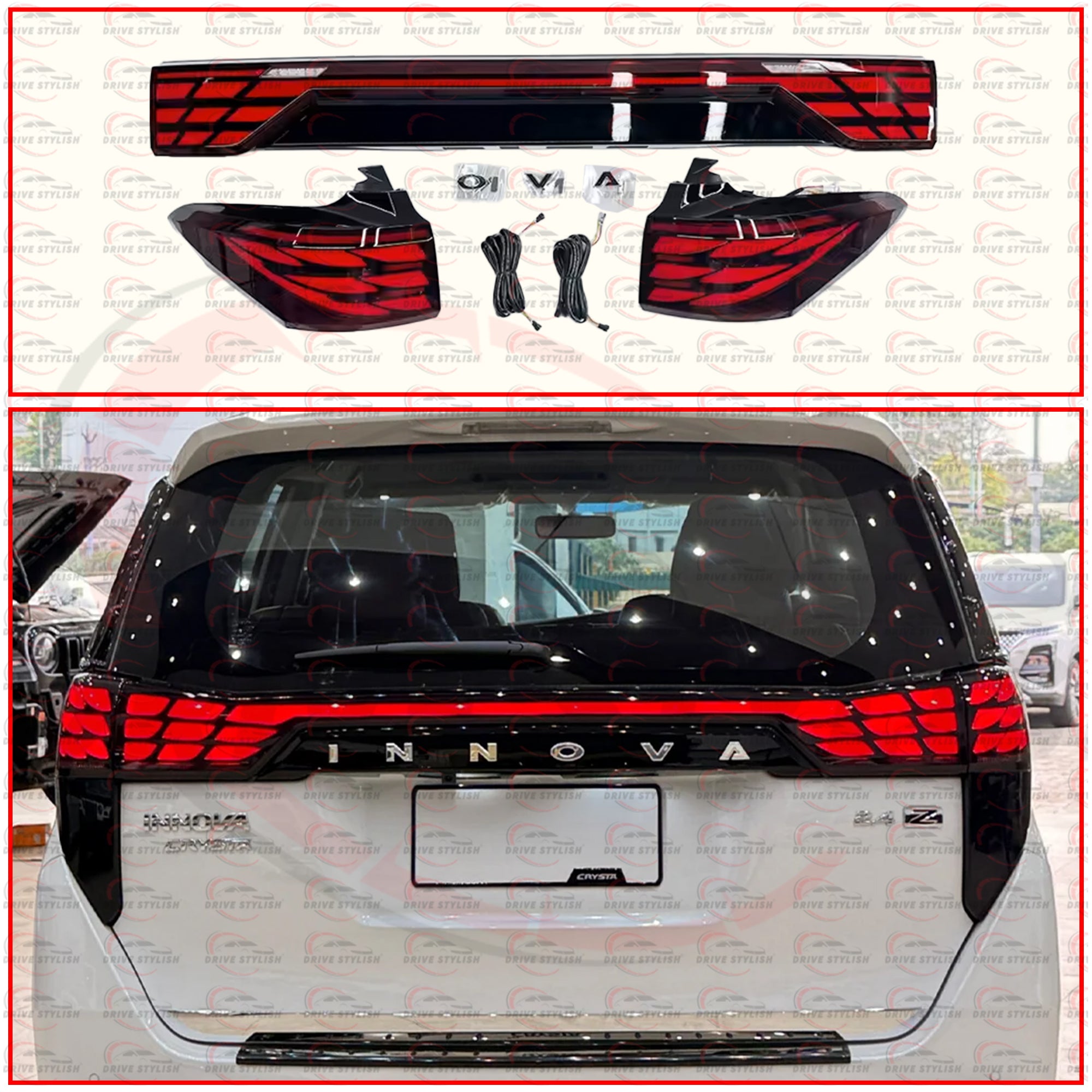 Connecting Tail Light for Innova Crysta 