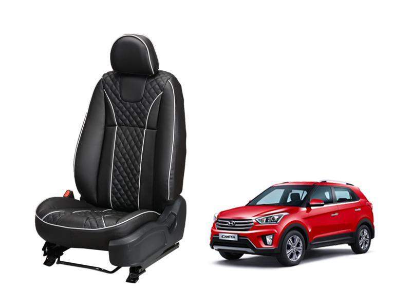 Hyundai Creta (2016) Art Leather Seat Cover - Moon Design