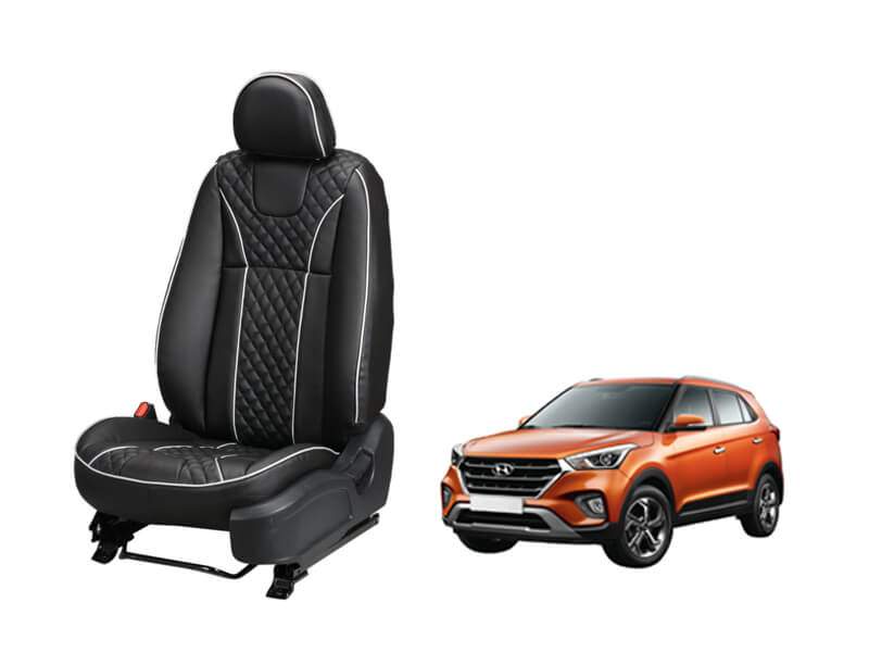 Hyundai Creta (2018) Art Leather Seat Cover - Moon Design