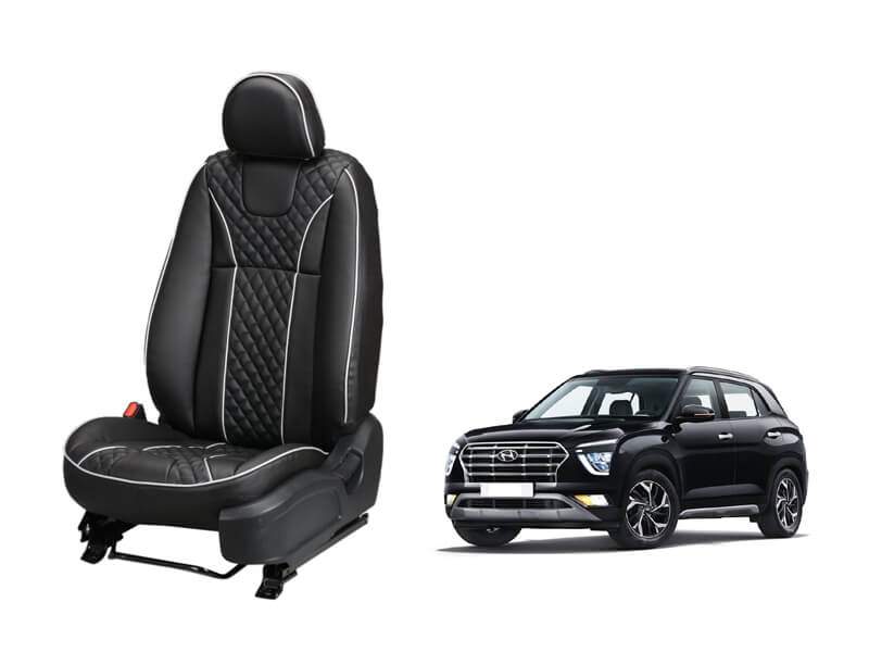 Hyundai Creta (2020) Art Leather Seat Cover - Moon Design