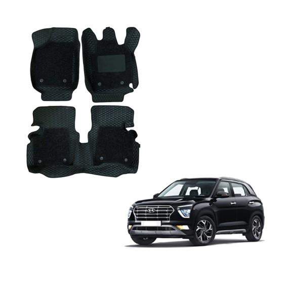 Hyundai Creta (2020) Superior Floor Mats - Black Colour