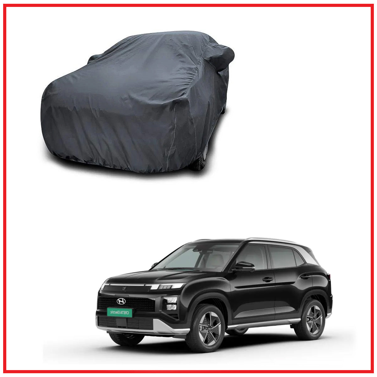 Creta Electric Waterproof Car Body Cover Grey