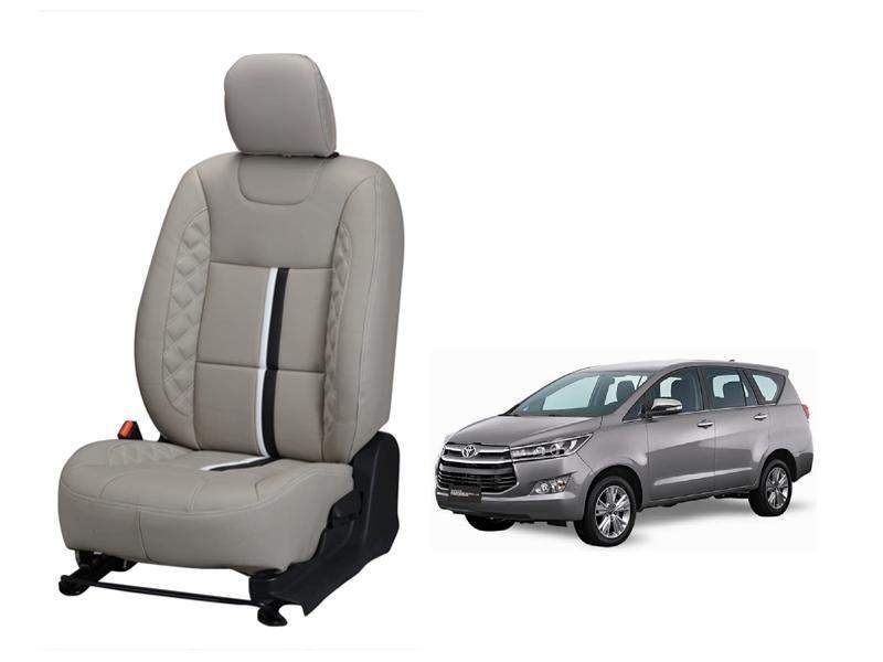 Toyota Innova Crysta 2016 Trace Series 3D Custom Nappa Leather Car Seat Covers