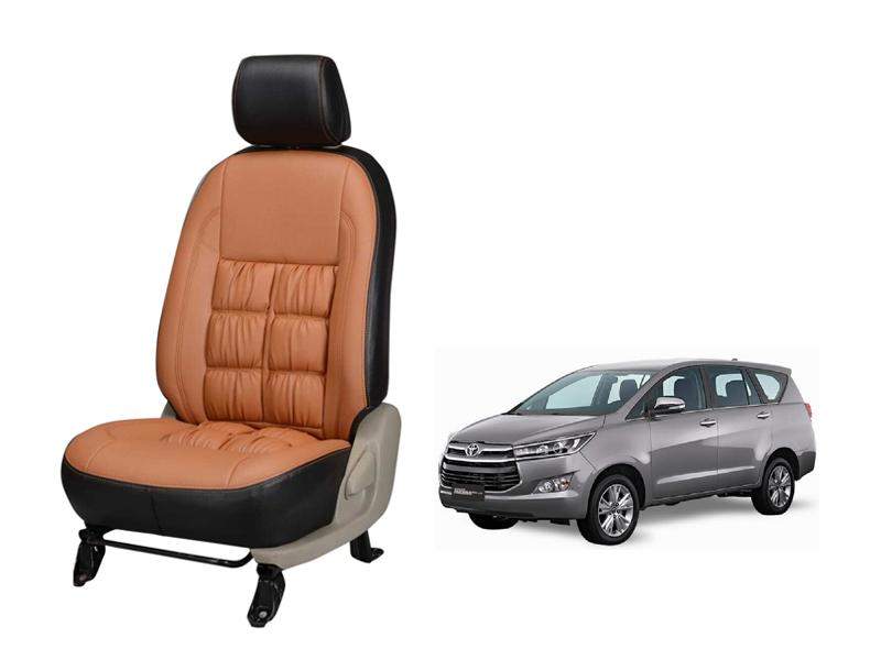 Toyota Innova Crysta 2016 Comfort Series 3D Custom Stallion Leather Car Seat Covers