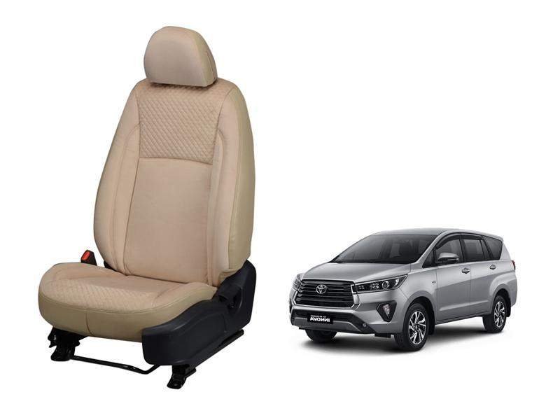 Toyota Innova Crysta 2021 Velvet S series 3D Custom art leather car seat covers