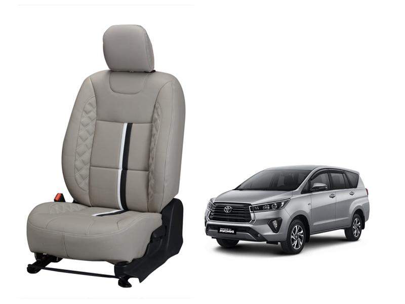 Toyota Innova Crysta 2021 Trace Series 3D Custom Nappa Leather Car Seat Covers