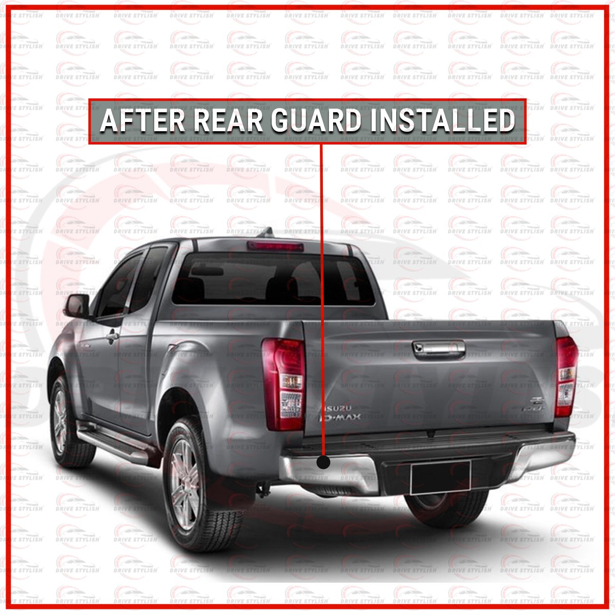 D-Max Rear Bumper Guard
