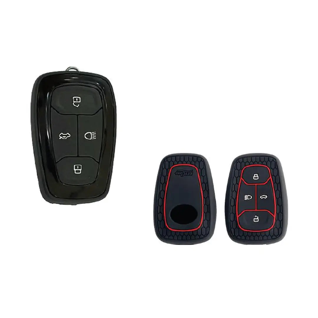 Silicone Car Key Cover For Tata KC-08