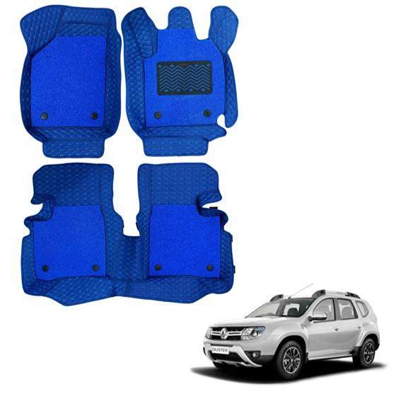 Renault Duster Premium 7D Foot Mats - Blue Colour