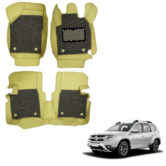 Renault Duster Spacious Floor Mats - Beige Colour