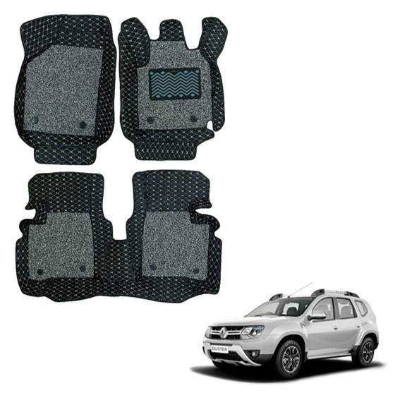 Renault Duster Deluxe 7D Boot Mat - Black/Grey Colour