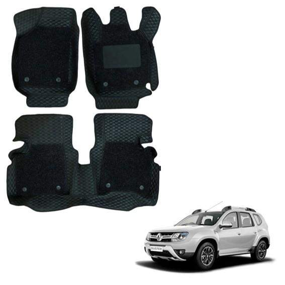 Renault Duster Lavish 7D Mat Carpet - Black Colour