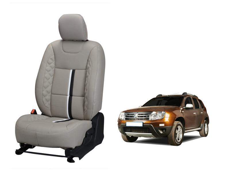 Renault Old Duster Trace Series 3D Custom Nappa Leather Car Seat Covers