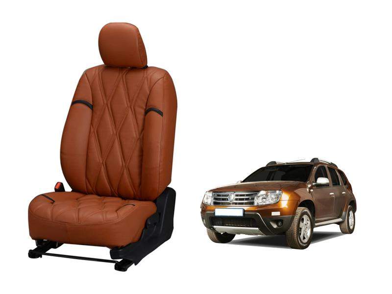 Renault Old Duster Kite Series 3D Custom Nappa Leather Car Seat Covers