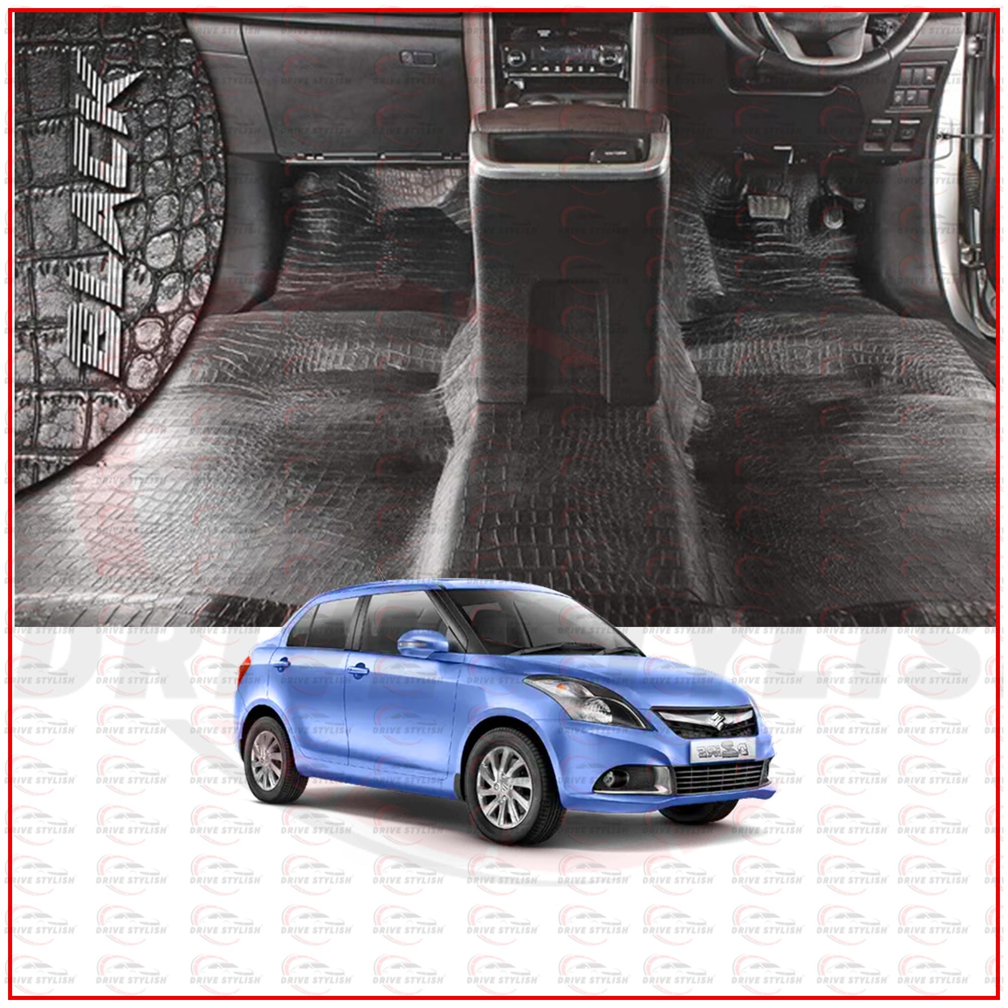 Car Flooring Lamination for the Maruti Suzuki Dzire 2012
