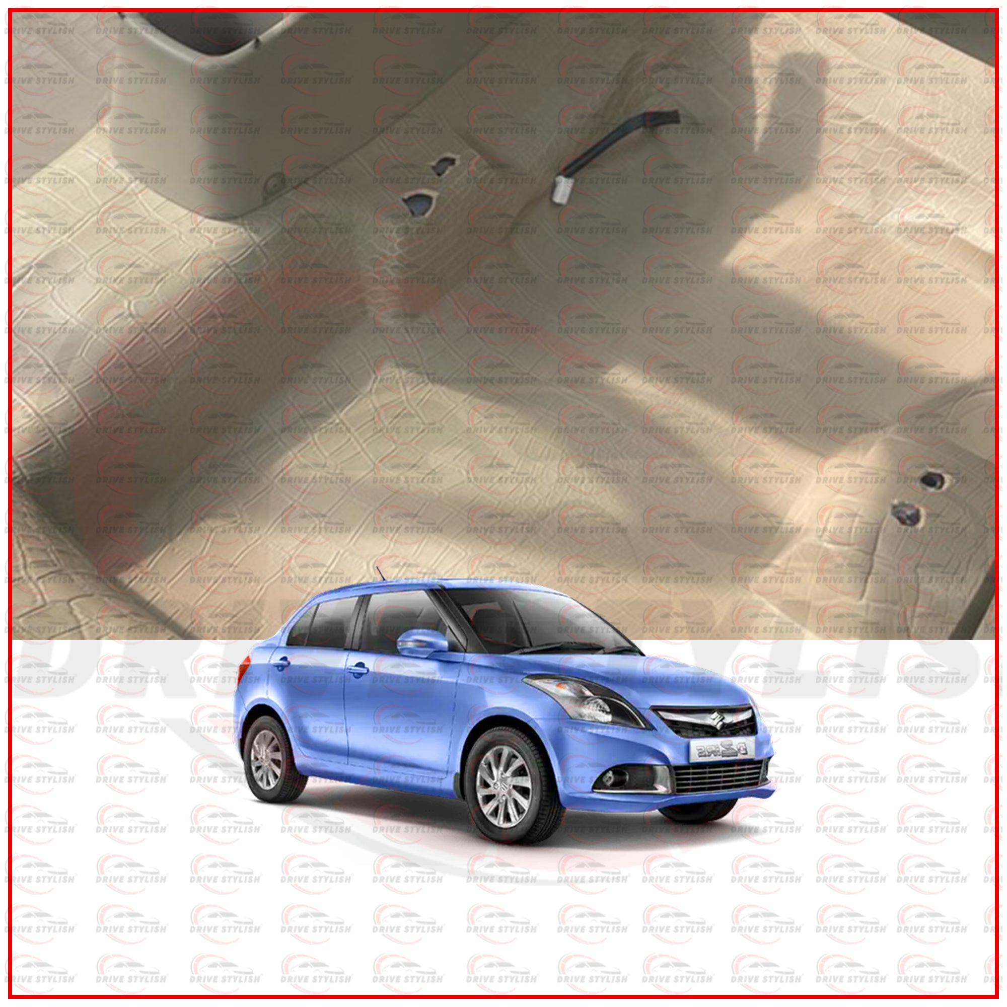 Car Flooring Lamination for the Maruti Suzuki Dzire 2012