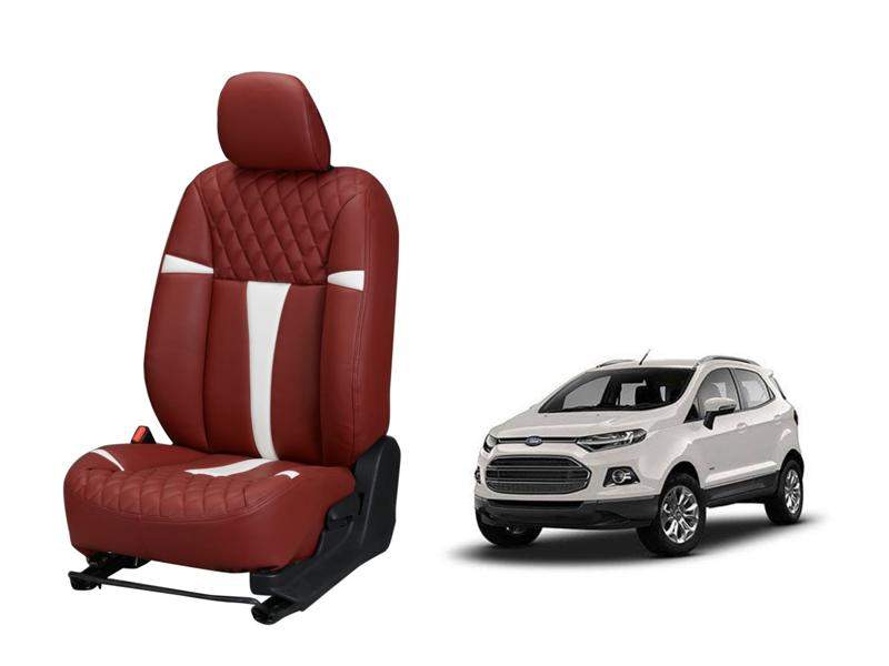 Ford EcoSport old model Racing series 3D Custom art leather car seat covers