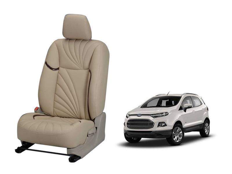 Ford EcoSport Nappa Leather Seat Cover - Dove Design