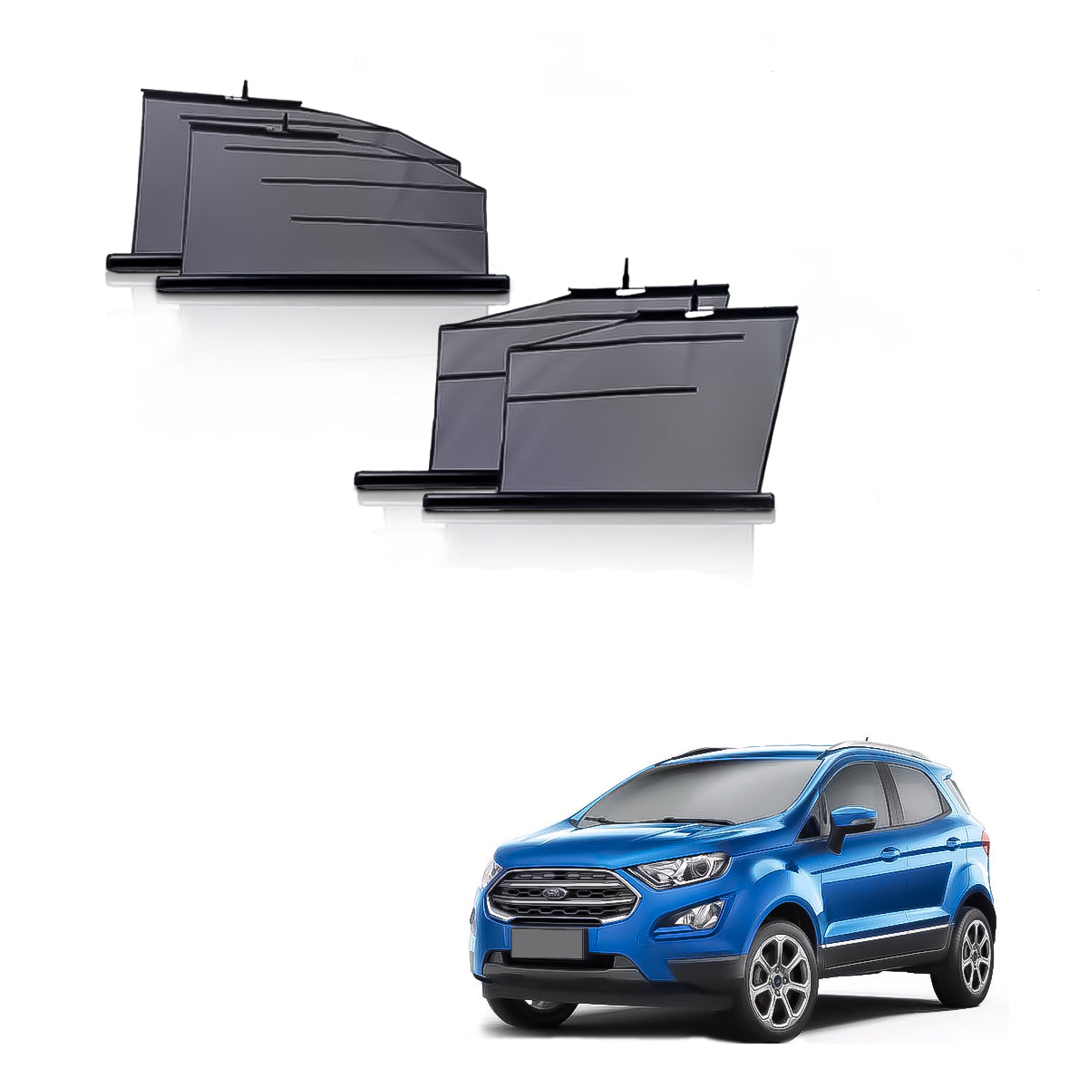 Ecosport 2017 Automatic window roller curtains | Car Roller Retractable Sun Shades