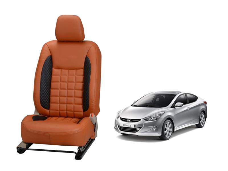 Hyundai Elantra Nappa Leather Seat Cover - Prizm Design