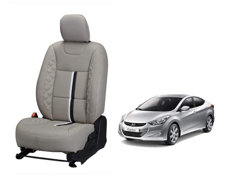 Hyundai Elantra Nappa Leather Seat Cover - Center Line Design