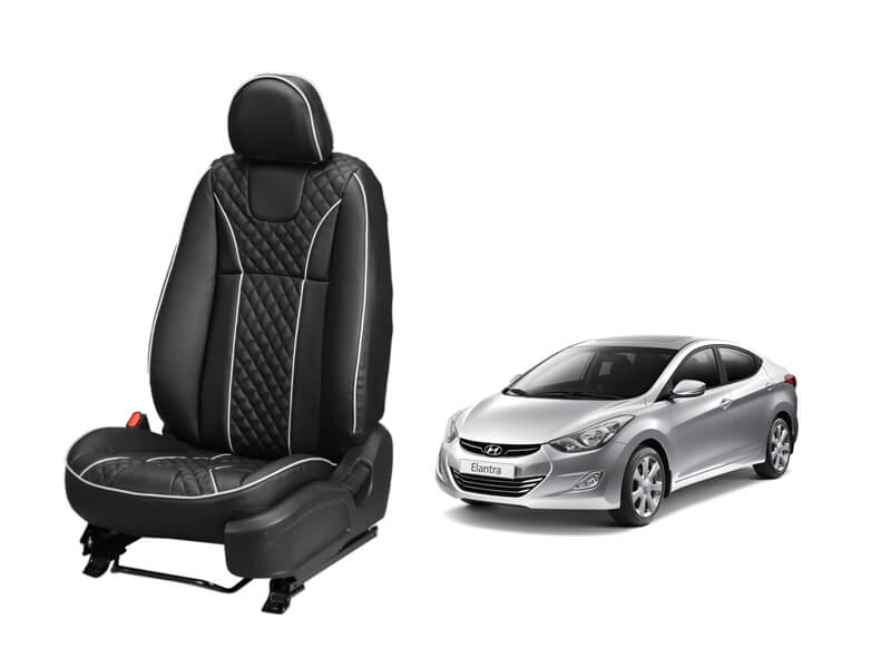 Hyundai Elantra Art Leather Seat Cover - Moon Design