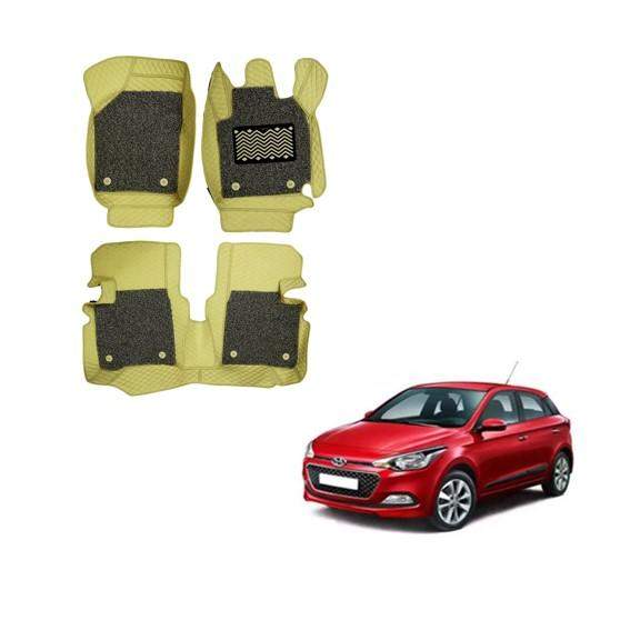 Hyundai Elite i-20 (2014-2017) Luxury Floor Mats - Beige Colour