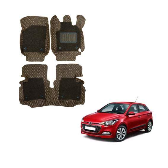 Hyundai Elite i-20 (2014-2017) Spacious 7D Boot Mat - Brown Colour