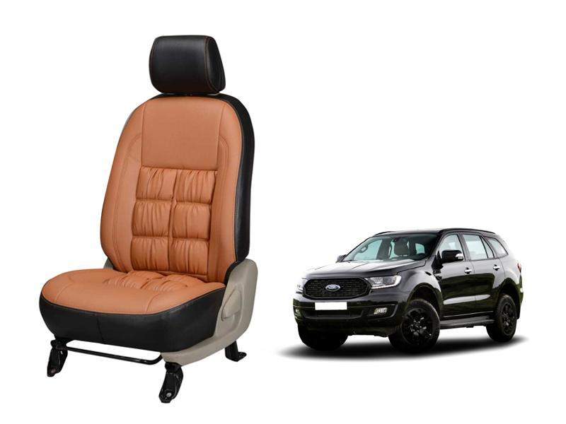 Ford Endeavour (2017) and Onwards Stallion Leather Seat Cover - Comfort Series