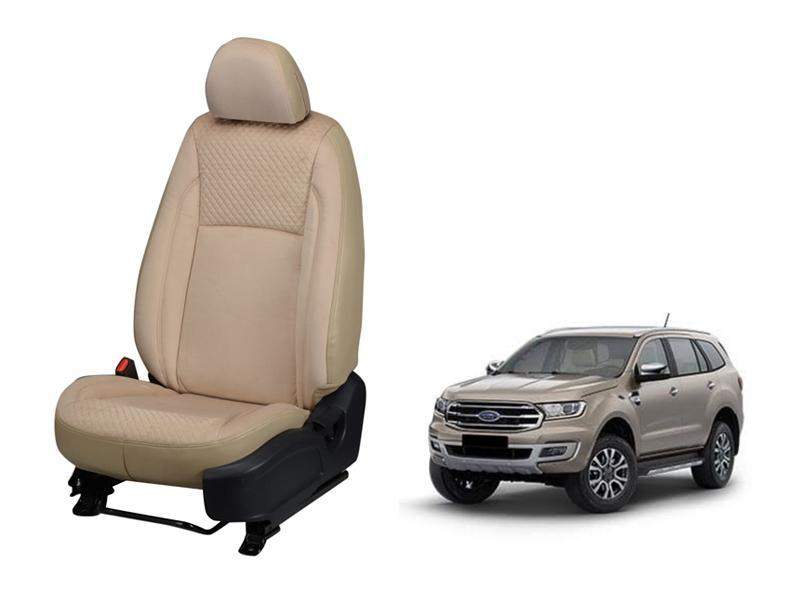 Ford Endeavour Full Bucket Seat Cover - Velvet Series | DriveStylish