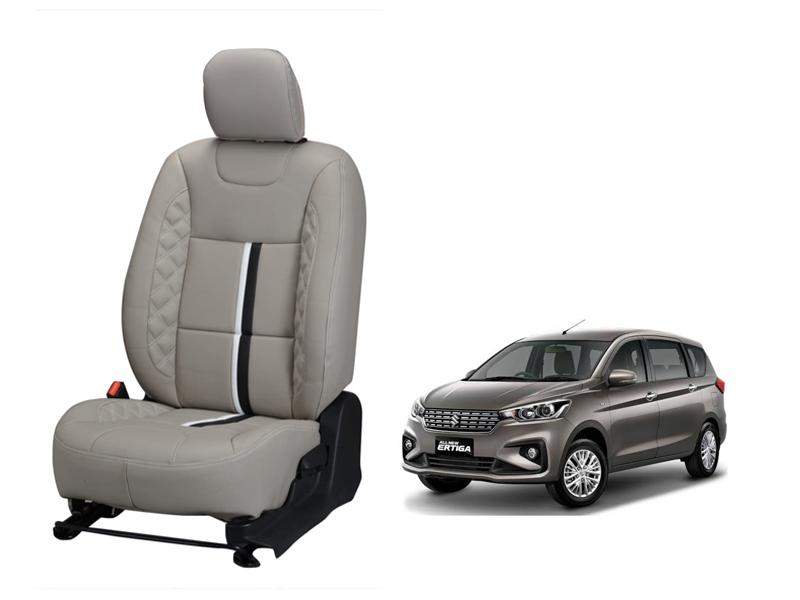 Maruti Suzuki Ertiga 2018 Trace Series 3D Custom Nappa Leather Car Seat Covers