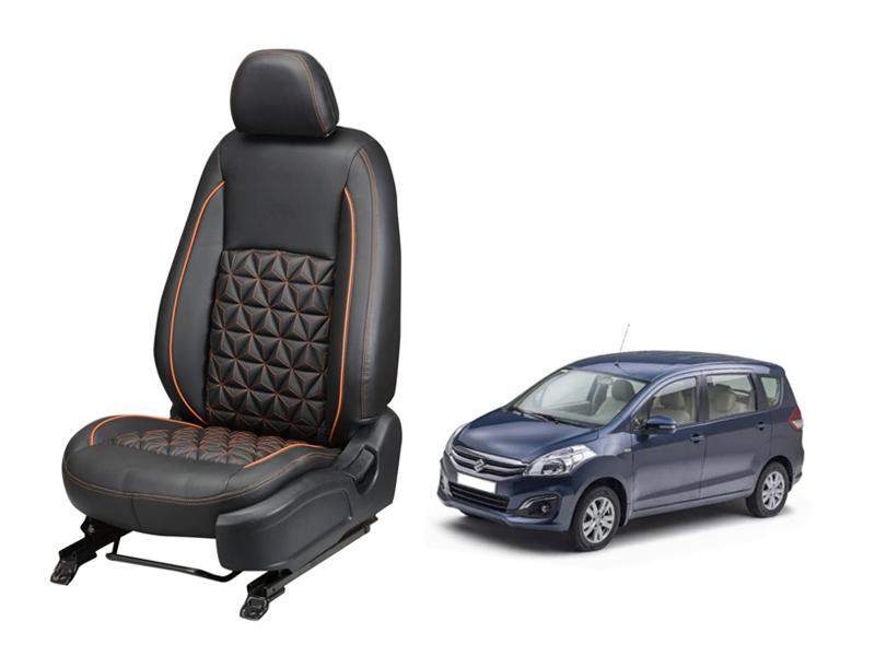 Maruti Suzuki Old Ertiga Diamond Series 3D Custom Nappa Leather Car Seat Covers